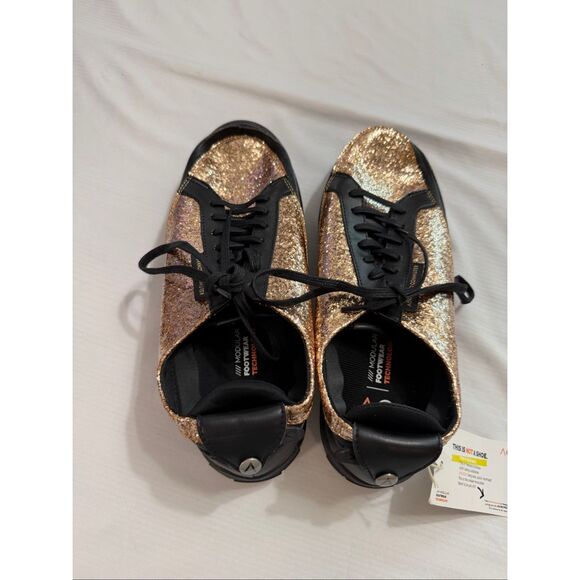 ACBC Advanced Commuter Men’s Black Gold Sneakers Shoes Size 7 Euro 40 main image 5